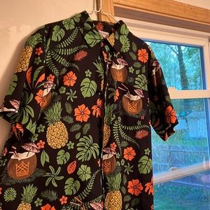 Lord Hobo Brewery Beachy Hawaiian Button Down Shirt